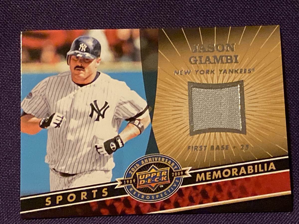 2009 Upper Deck 20th Anniversary Retrospective Memorabilia Jason