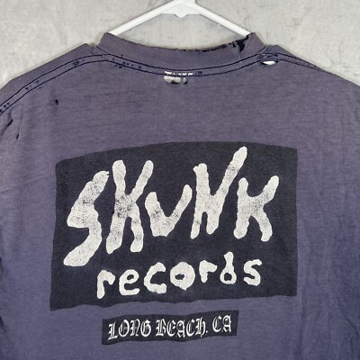A1 Vintage 90s Sublime Band Skunk Records T Shirt Adult
