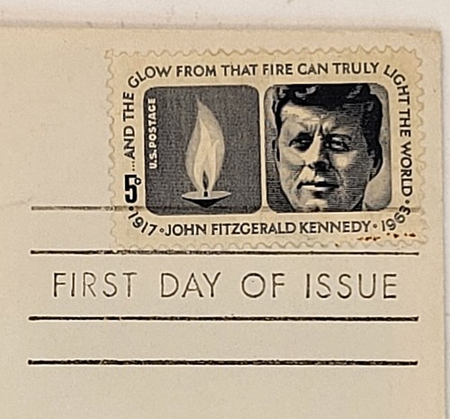 John F Kennedy 35th President Of The United States First Day Of Issue Stamp 1964 - Picture 7 of 7