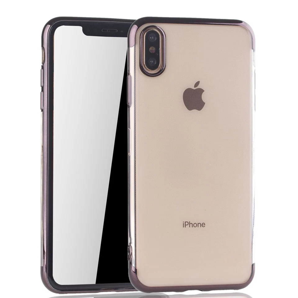 Apple IPHONE Xs Max Custodia Cover per Cellulare Custodia Protettiva Nera - Immagine 2 di 4