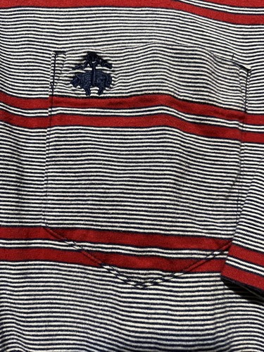 Brooks Brothers Polo Mens Size M Front Pocket Blue/ Red - Picture 2 of 5