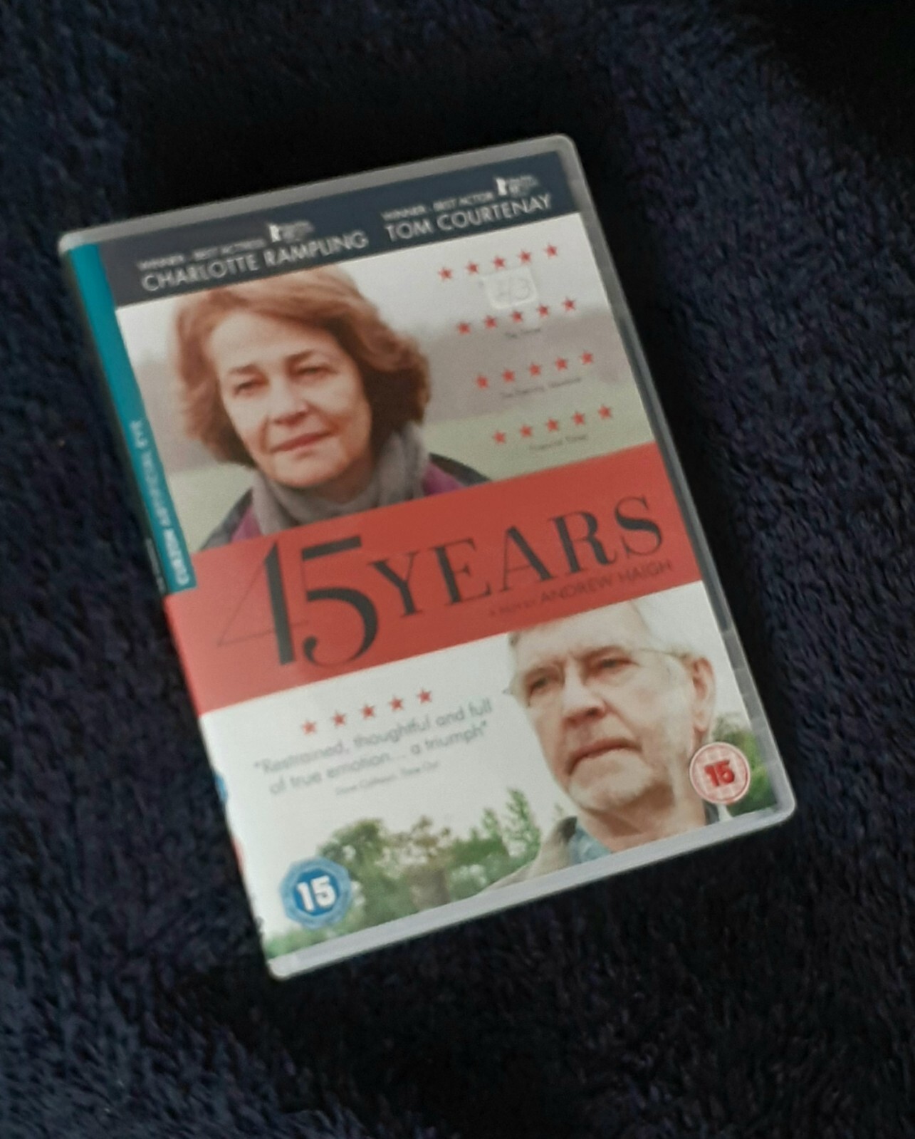 45 Years DVD (2016) Charlotte Rampling, Haigh (DIR) cert 15