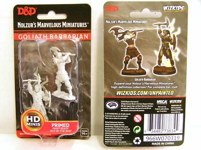 WZK73834 - D&D Nolzur's Marvelous  Unpainted Miniatures Female Goliath Barbarian