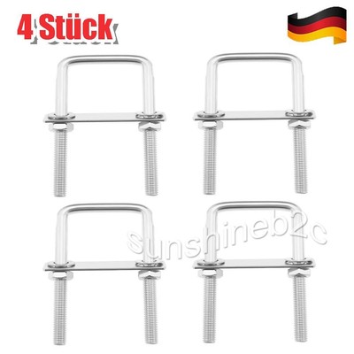 2Satz Verkant U-Bolzen 2-3/8"(60mm) Nnenbrete 100mm Länge