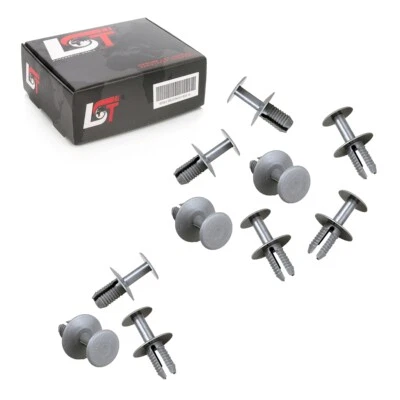 10x pour Smart Capots Couverture Rivets à Expansion Clips Gris Foncé - Photo 1/4