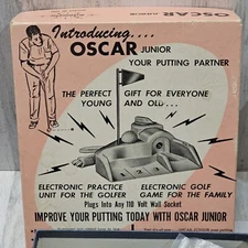 Vintage Oscar Jr Electronic Putting Partner Golf Ball Return Model JR-100 Tested