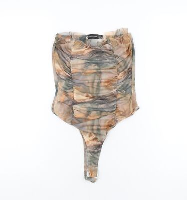 PRETTYLITTLETHING Damen Polyestermischung Body Einteiler Si