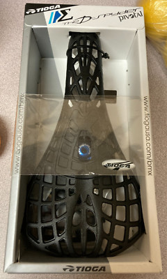 Tioga D-Spyder S-Spec BMX Seat - Pivotal Black Composite Bicycle Bike Saddle