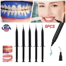 5pc Dental Gingival Gel Dam Barrier Gum Protector Teeth Whitening Gel Kit 3ml