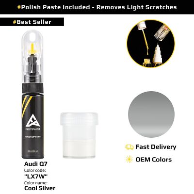 Touch up Paint for Audi Q7 Code: LX7W Cool Silver