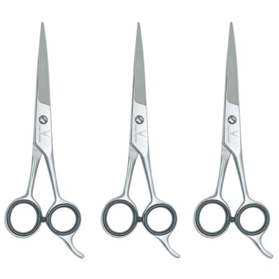 Pack of Three (3) Professional Hairdressing Scissors 6.5''