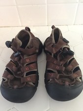 KEEN NEWPORT H2 SANDALS YOUTH 12 BROWN HIKING SHOES EUC