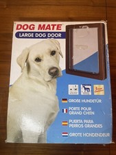 Dog Mate Large Dog Door For Large Cats  Dogs Up To 25  new In Box