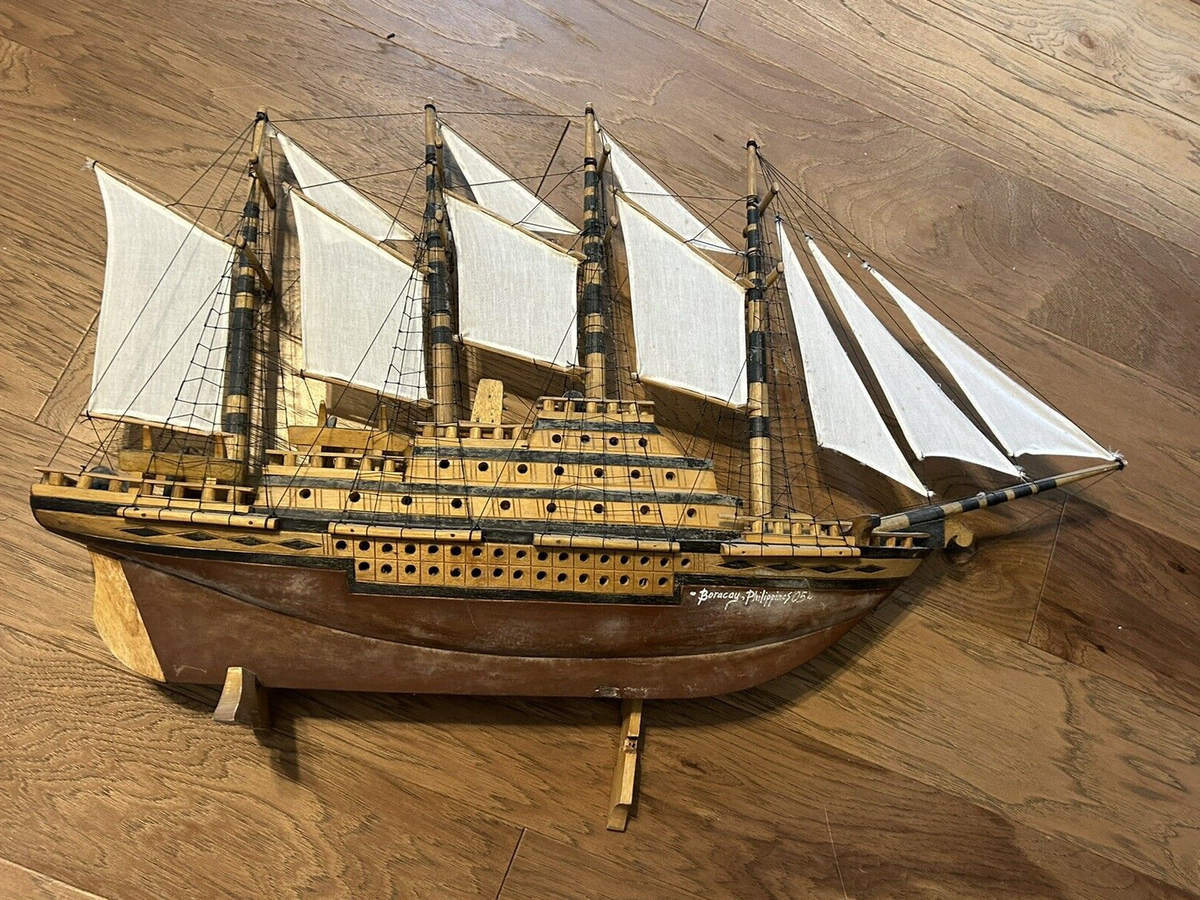 ♥ヴィンテージ　帆船模型　トールシップ✨✨✨♥ 帆船模型キット 日本丸（ボトルシップ） : 木製模型キットの