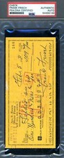 Frankie Frisch PSA DNA Coa Signed 1971 Check Autograph