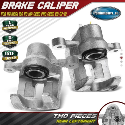 2x Brake Calipers Rear Side for Hyundai i30 FD Kia Ceed Pro Ceed ED