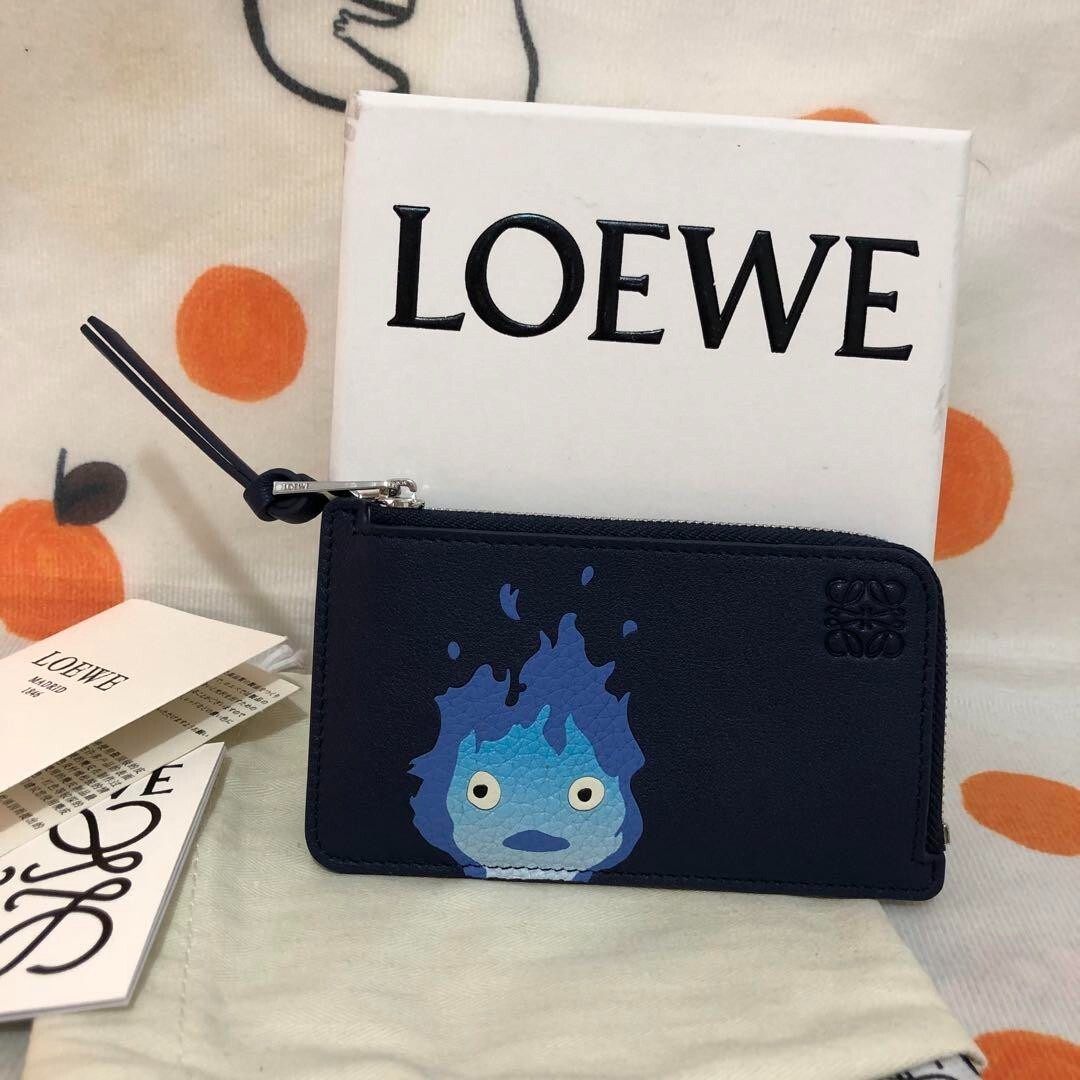 LOEWE x Howl's Moving Castle Calcifer Card Holder Case