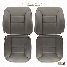 1996 Chevy Suburban Tahoe Front Driver/Passenger Complete Seat Covers Gray