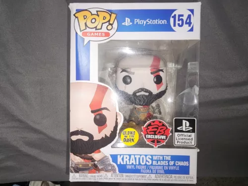 Funko Pop Games Kratos With The Blades of Chaos #154 EB Exclusive - Damaged Box