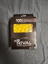 Nerf Rival High Impact Rounds 100 X Official Refill Pack Reusable Storage Box