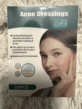 Acne Waterproof Healing Hydrocolloid Patches- Promotes Healing-Exp. 4/20/26 NIB