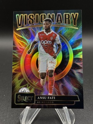 2025-26 Panini Select League 1 Ansu Fati Visionary SP #9 AS Monaco