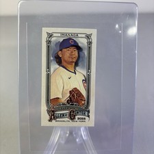 2025 Topps Allen & Ginter Mini Shota Imanaga Cubs Brooklyn Back 8/25 Handwritten