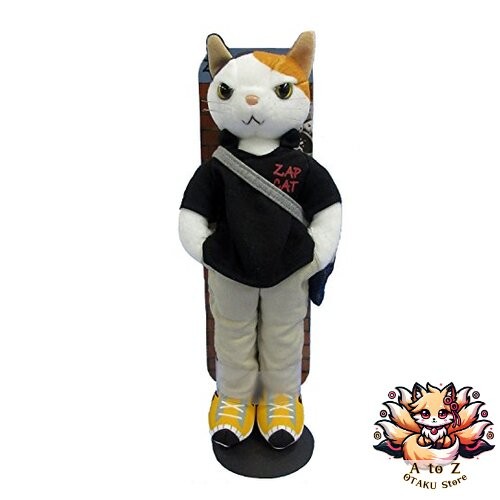 NEW Naitou Design Institute ZAP CAT Zap Cat Plush Toy Aki S Size