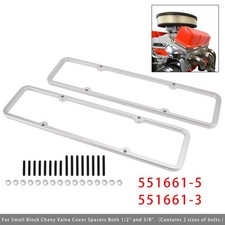 Small Block 1238 Valve Cover Spacer 500 Riser 350 Fits Shaft Mount Roller Small Block 1238 Valve Cover Spacer 500 Riser 350 Fits Shaft Mount Roller