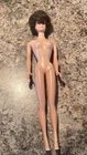 Vintage Original  1960s Brunette Bubble Cut Mattel Barbie Midge Doll Dark Hair