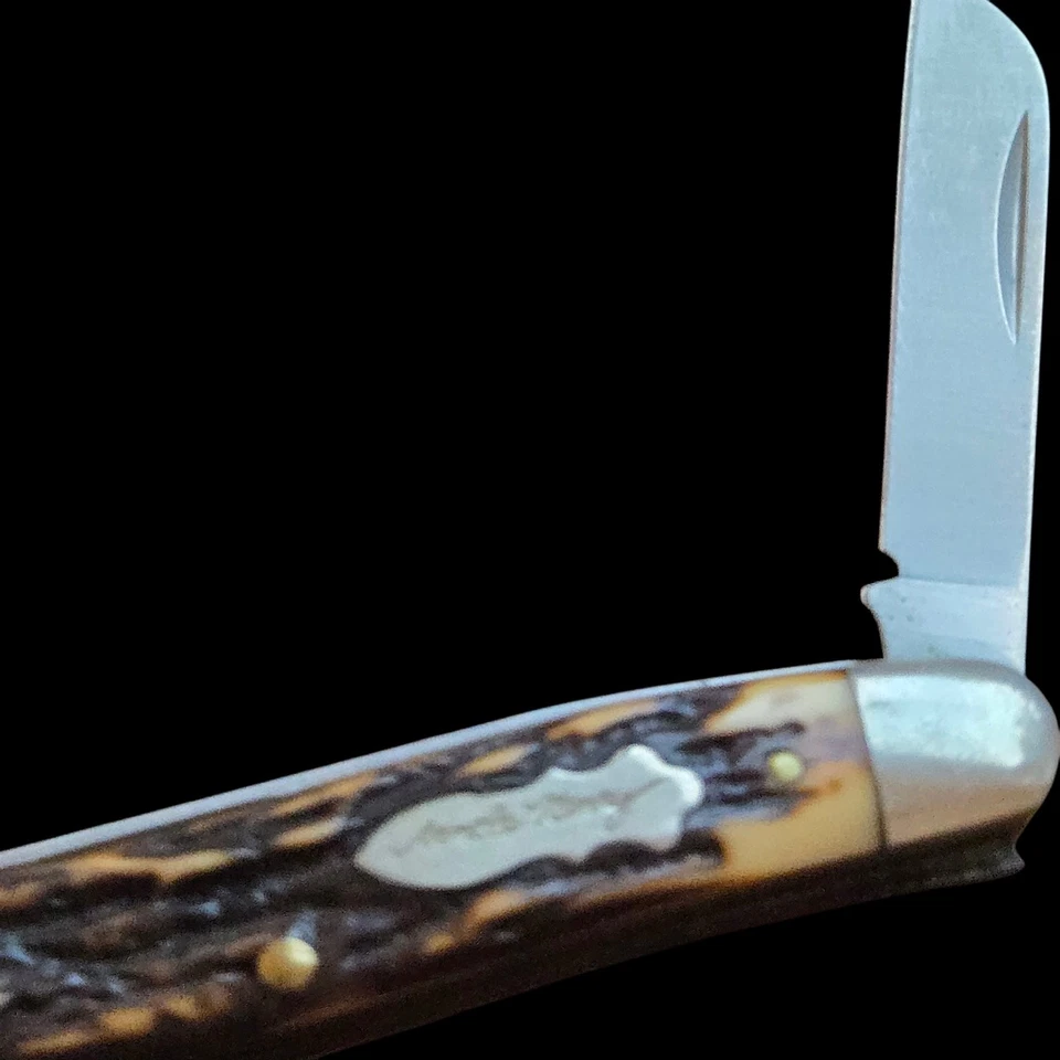 Cuchillo Plegable Tío Henry Mango Hueso Hojas Acero Inoxidable 3 pulgadas Foto 2 de 2