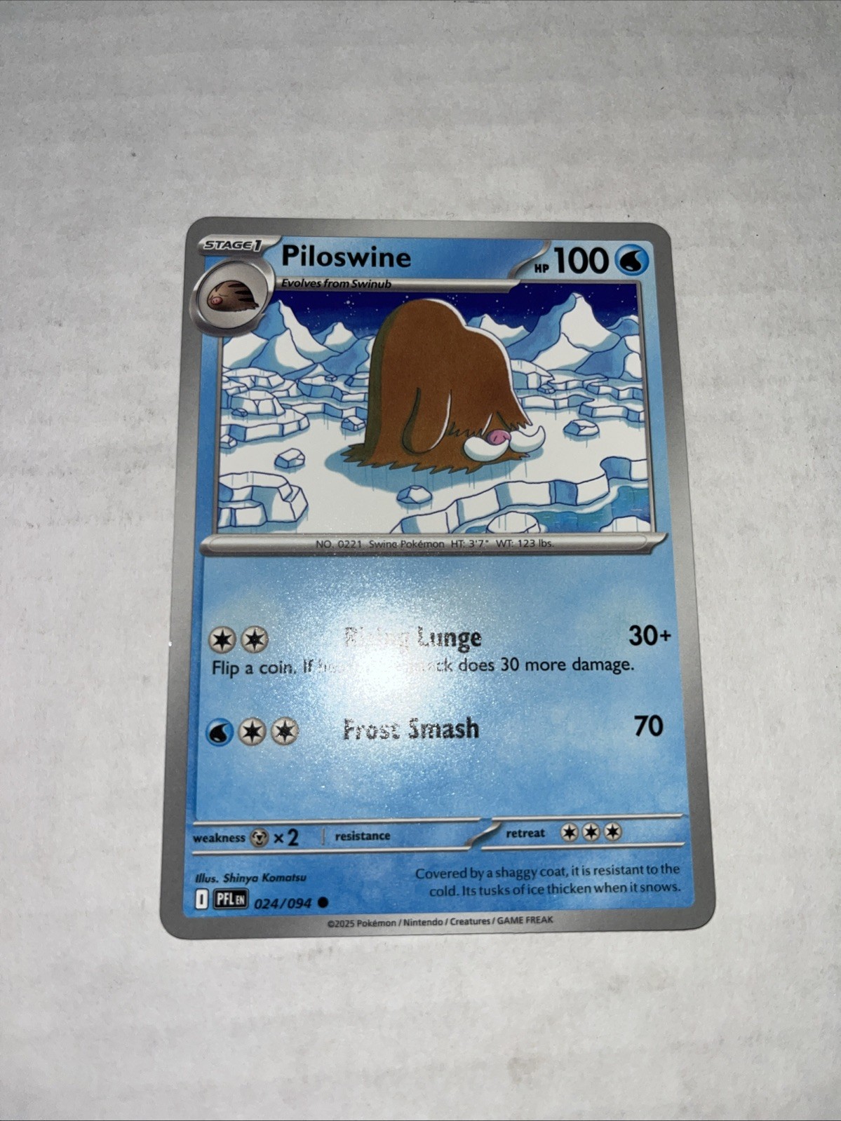 Piloswine 024/094 Me02: Phantasmal Flames Regular