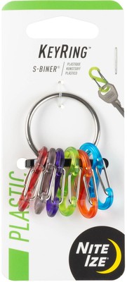 Nite Ize Stainless Steel Keyring w/ Mini S-Biners