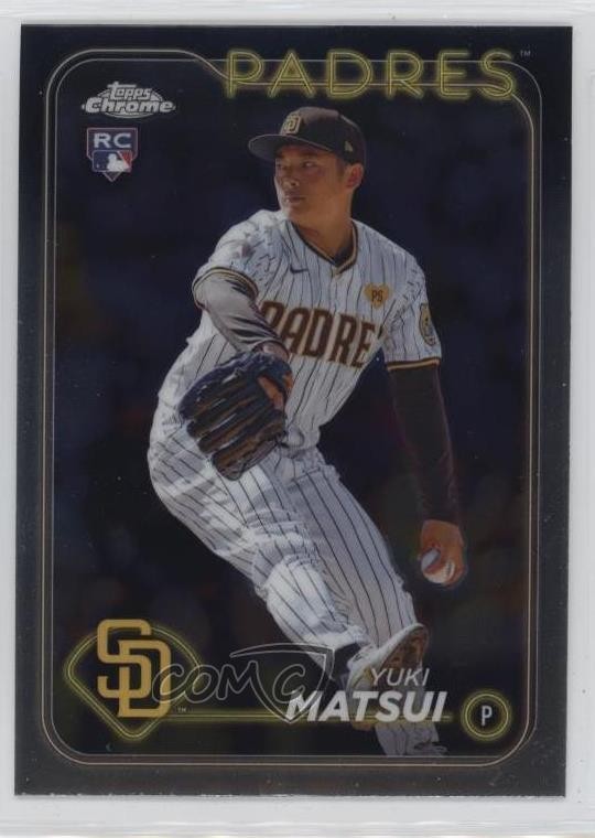 2024 Topps Chrome Yuki Matsui #116 Rookie RC