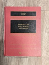 Property Law Anderson Bogart 3rd Edition Hard...