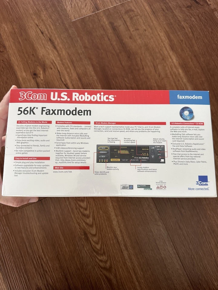 3com US Robotics 56k modem card Model 5687 Brand New - Image 2 of 4