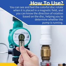 AC Detector Solenoid Valve Tester for Circulating Pump Rotation Indication