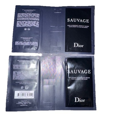 2x DIOR Sauvage / Face Cleanser/Moisturizer Sample 2 Sets &$10 free item random