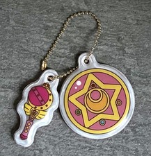 Sailor Moon Reflector Charm Crystal Star Brooch Set