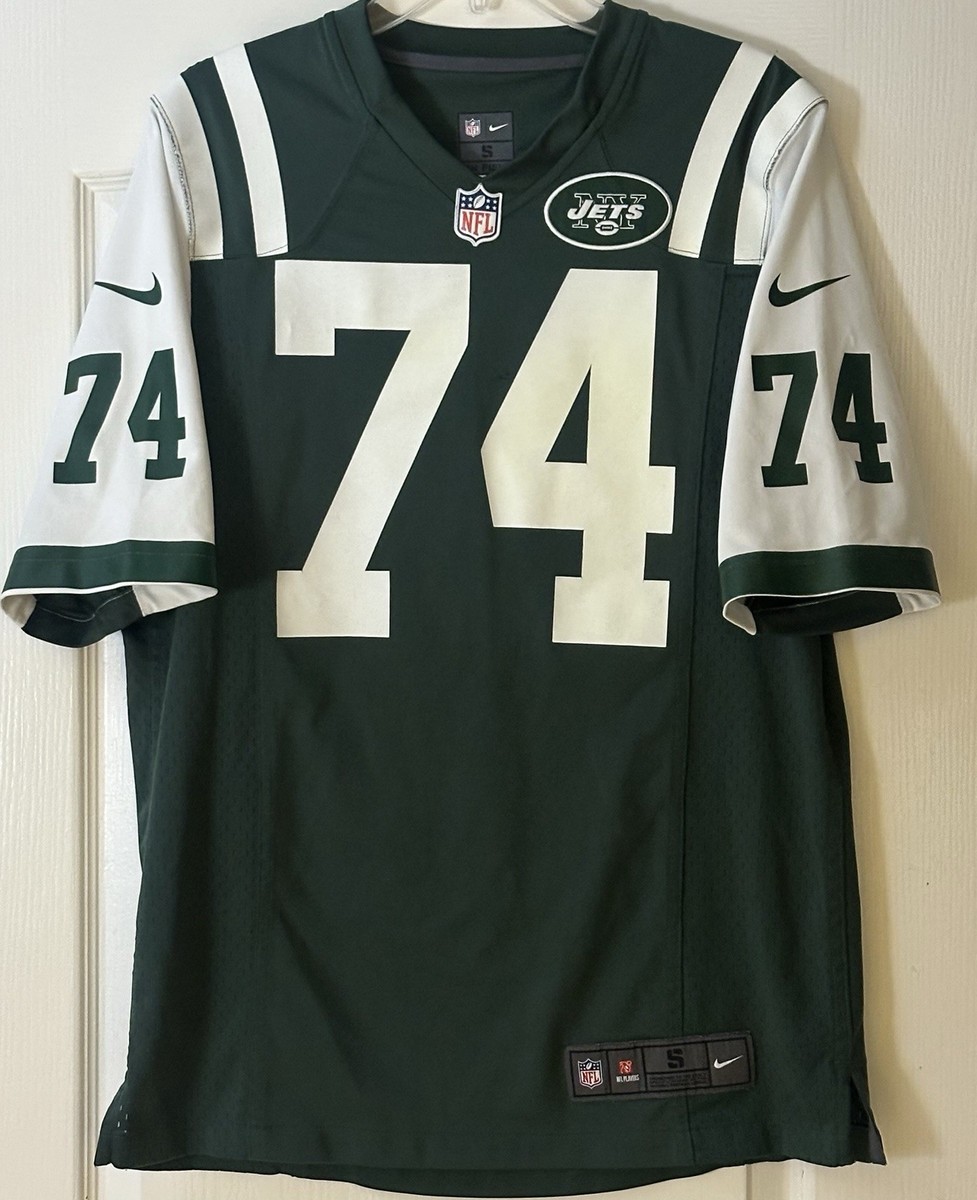 Nike NFL New York Jets Nick Mangold #74 Adult Small Green Jersey