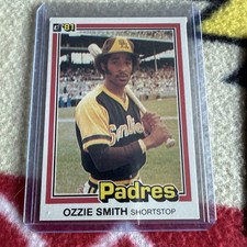1981 Donruss - Ozzie Smith #1