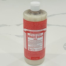 Dr. Bronner's Pure Castile Liquid Soap Rose 32 oz Liquid