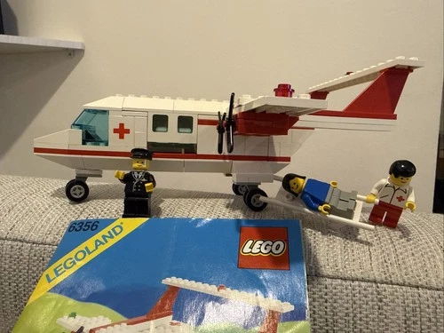 LEGO Town: Med-Star Rescue Plane (6356) Vintage - 100% COMPLETE