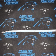Carolina Panthers NFL Authorize Cotton Fabric - 54" Wide 18 Half Yard