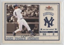 2002 Fleer Tradition Update Single Swatch ( Jersey) Derek Jeter Rey Ordonez 0f6