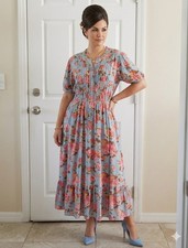 Torrid Kai Floral Women's Maxi Dress Size 1