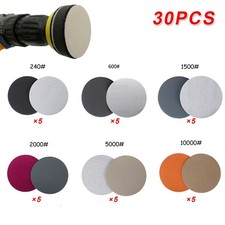 30pcs 996A 2Inch Sanding Disc Sandpaper 50mm 240/600/1500/2000/5000/10000 Grit