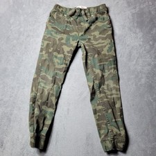 Levis Joggers Boys 8 Green Camo Jeans Black Dark Wash Pockets Faded Denim 24x25