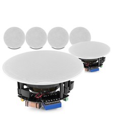 PD FCS8 8" Flush Mount In-Ceiling Speaker Set - 960W Power for Restaurants
