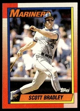1990 Topps Scott Bradley Seattle Mariners #593